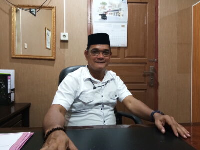 Penjabat Direksi Perumda Pasar Makassar Thamrin Mesa (Foto: Ilho)