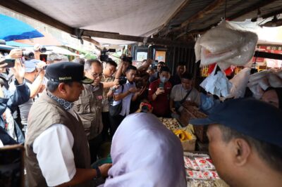 Tim Pengendali Inflasi Daerah Sulsel pantau harga komoditi di pasar tradisional
